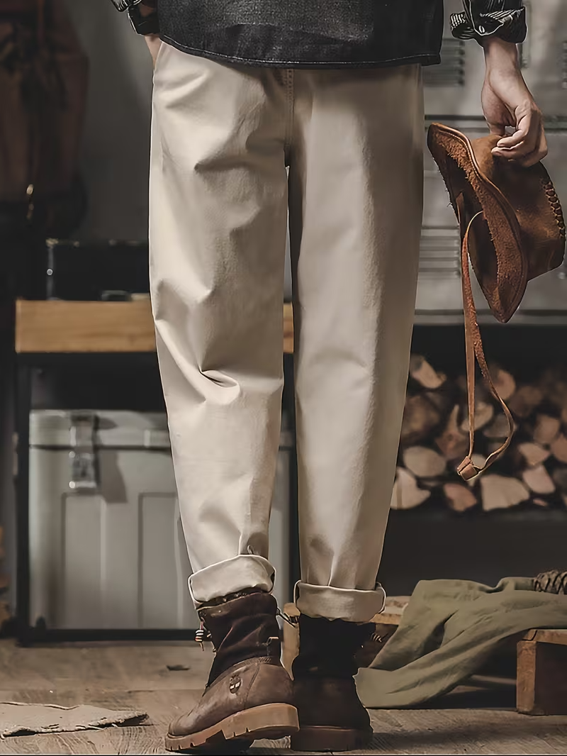 Men’s Straight-Cut Pants